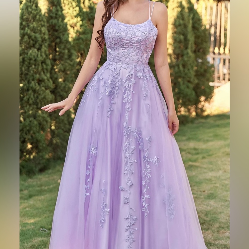 Elegant Lavender Dress Size 14